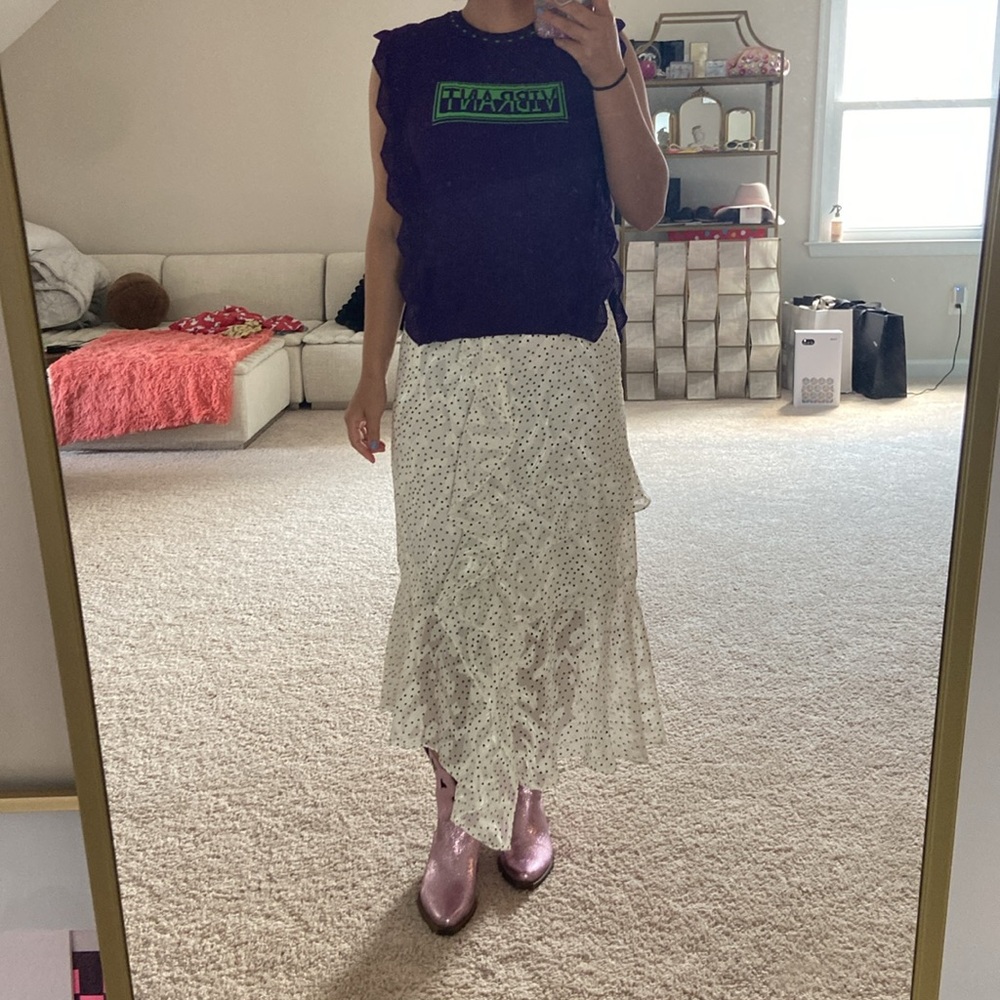 Egoist polka dot skirt. S